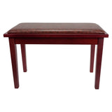 Deluxe Timber Trim Duet Piano Stool with Storage Compartment Crown