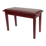 Deluxe Timber Trim Duet Piano Stool with Storage Compartment Crown