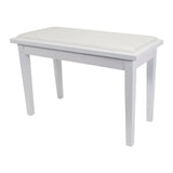 Deluxe Timber Trim Duet Piano Stool with Storage Compartment Crown