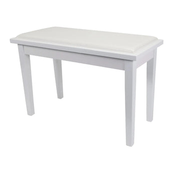 Deluxe Timber Trim Duet Piano Stool with Storage Compartment Crown