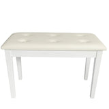 Standard Tufted Duet Piano Stool with Storage Compartment Crown