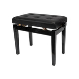 Standard Tufted Height Adjustable Piano Stool Crown