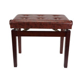 Standard Tufted Height Adjustable Piano Stool Crown