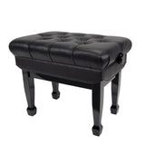 Deluxe Double Padded Height Adjustable Large Piano Stool CPS-8A Crown