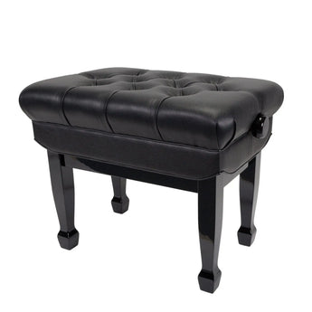 Deluxe Double Padded Height Adjustable Large Piano Stool CPS-8A Crown