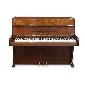 Weinbach Console Upright Piano – Ribbon Mahogany (1978) | Second Hand Piano