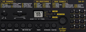 Casio Casiotone SA51 32-Key Portable Mini Keyboard Casio