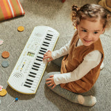 Casio SA80 Mini Portable 44-Key Keyboard - White Casio