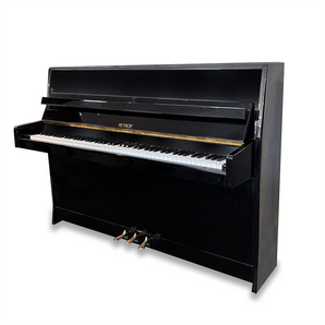 Petrof 106 Upright Piano (1990) – Polished Ebony