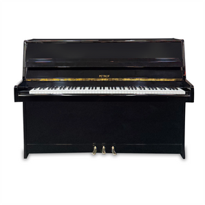 Petrof 106 Upright Piano (1990) – Polished Ebony